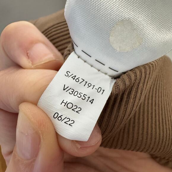 Athleta Brooklyn Ankle Mid Rise Pant Women 14 Brown Zip Pocket Business Casual - Picture 5 of 9